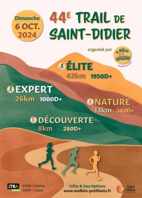 affiche trail saint-didier